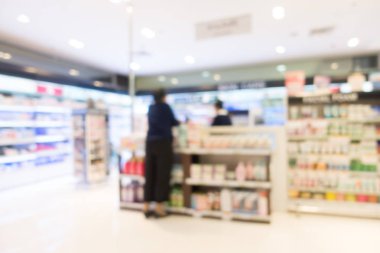 Soyut bulanıklık süpermarket