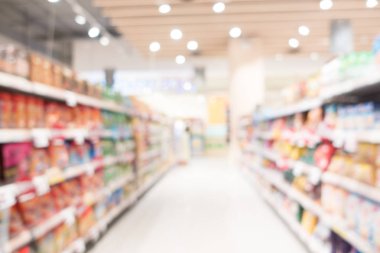 Soyut bulanıklık ve bokeh alışveriş merkezi