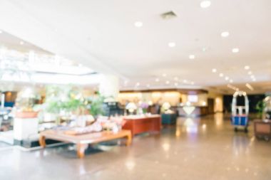Soyut bulanıklık ve ufuk lüks otel ve lobi iç