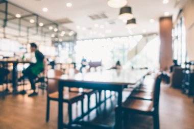 Soyut bulanıklık kahve dükkanı