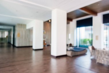 Soyut bulanıklık ve ufuk lüks otel ve lobi iç
