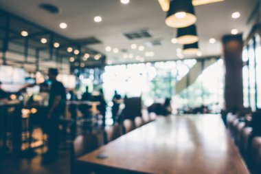 Soyut bulanıklık kahve dükkanı