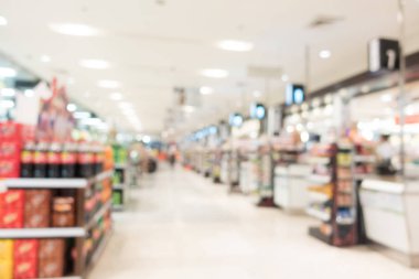 Soyut bulanıklık mağaza alışveriş merkezi ile