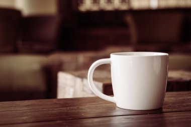 beyaz kahve fincanı