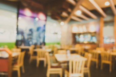 Soyut bulanıklık kahve dükkanı