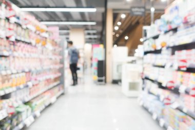 Soyut bulanıklık süpermarket