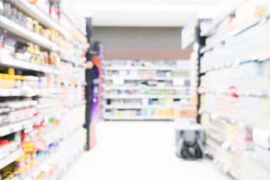 Soyut bulanıklık süpermarket