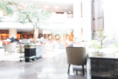 Soyut bulanıklık ve ufuk lüks otel ve lobi iç