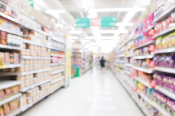 Supermercato di sfocatura astratta — Foto Stock