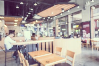 Soyut bulanıklık ve ufuk kafe Cafe ve Restoran