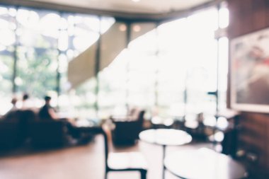 Soyut bulanıklık kahve dükkanı