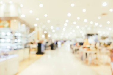 Soyut bulanıklık ve ufuk alışveriş merkezi mağazası
