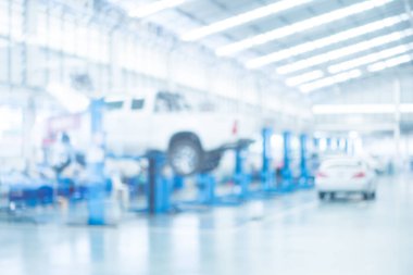 Soyut bulanıklık garaj ve automoblie