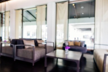 Soyut bulanıklık ve ufuk lüks otel ve lobi iç