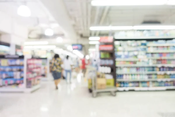 Supermercado de borrão abstrato — Fotografia de Stock