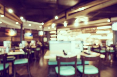 Soyut bulanıklık ve ufuk kahve dükkanı