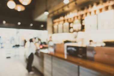 Soyut bulanıklık ve ufuk kahve dükkanı kafe ve Restoran Inte