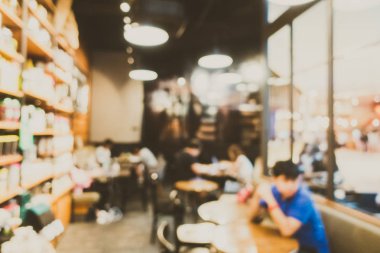 Soyut bulanıklık ve ufuk kahve dükkanı kafe ve Restoran Inte