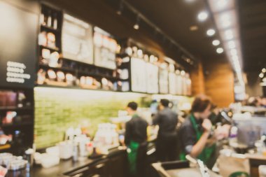 Soyut bulanıklık ve ufuk kahve dükkanı kafe ve Restoran Inte