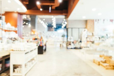 Soyut bulanıklık ve ufuk alışveriş merkezi mağazası