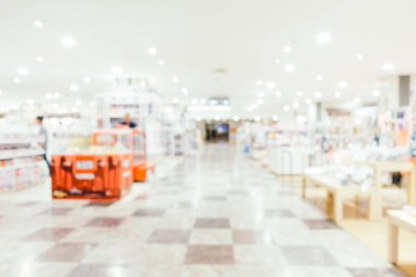 Soyut bulanıklık ve ufuk alışveriş merkezi mağazası