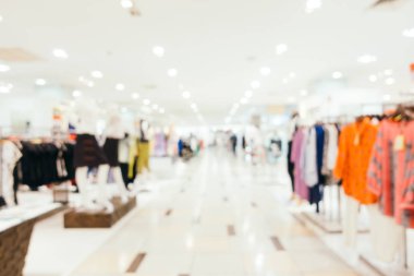 Soyut bulanıklık ve ufuk alışveriş merkezi mağazası