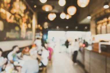 Soyut bulanıklık ve ufuk kahve dükkanı kafe ve Restoran Inte