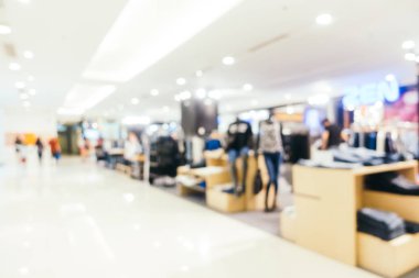 Soyut bulanıklık ve ufuk alışveriş merkezi mağazası