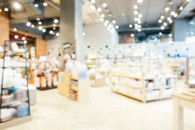 Soyut bulanıklık ve ufuk alışveriş merkezi mağazası