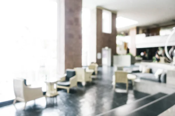 Abstrakte Unschärfe und defokussierte Lobby im Hotelinterieur — Stockfoto