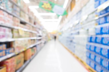 Soyut bulanıklık süpermarket