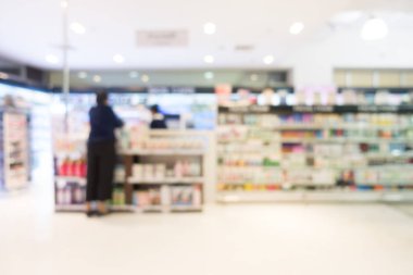 Soyut bulanıklık süpermarket