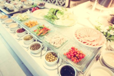 Soyut bulanıklık ve ufuk kafe Cafe ve Restoran