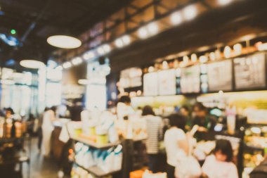 Soyut bulanıklık ve ufuk kahve dükkanı kafe ve Restoran Inte