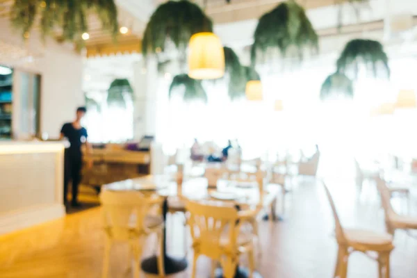 Abstrato borrão e desfocado interior do restaurante — Fotografia de Stock