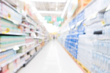 Soyut bulanıklık süpermarket