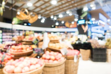 Soyut bulanıklık süpermarket