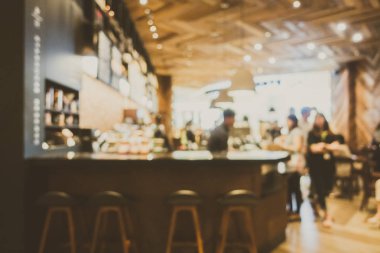 Soyut bulanıklık ve ufuk kahve dükkanı kafe ve Restoran Inte