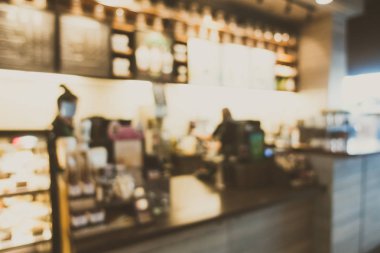 Soyut bulanıklık ve ufuk kahve dükkanı kafe ve Restoran Inte