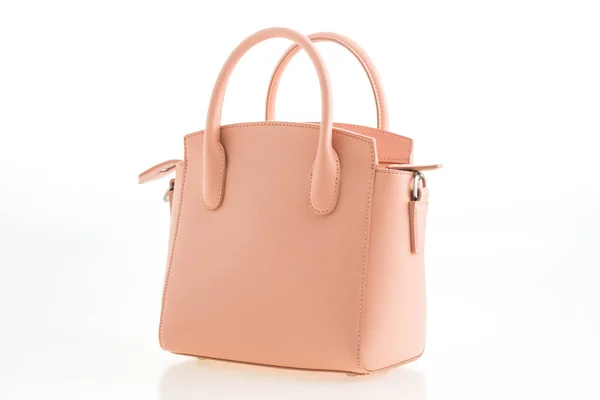 Красива елегантність і розкішна модна рожева жіноча сумка — стокове фото