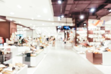 Soyut bulanıklık ve ufuk alışveriş merkezi mağazası