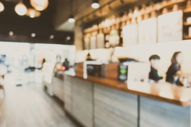 Soyut bulanıklık ve ufuk kahve dükkanı kafe ve Restoran Inte