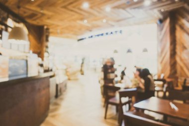 Soyut bulanıklık ve ufuk kahve dükkanı kafe ve Restoran Inte