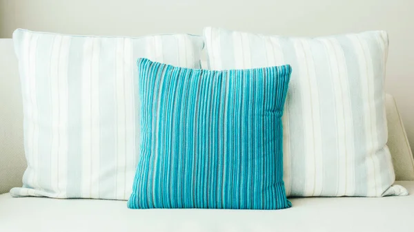 Pillow on sofa — Stock Photo, Image