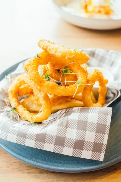 Fried calamari ring — Stock Photo, Image