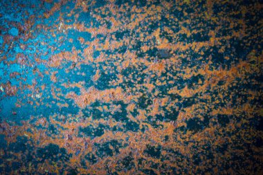 Eski paslı doku ve yüzey metal