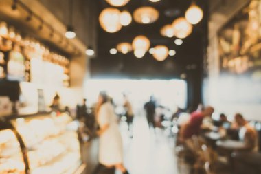 Soyut bulanıklık ve ufuk kahve dükkanı kafe ve Restoran Inte