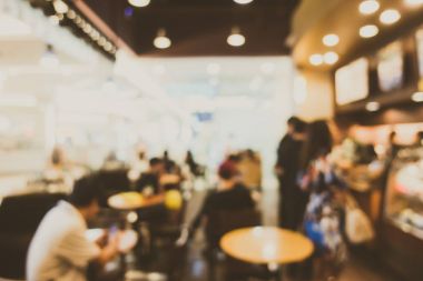 Soyut bulanıklık ve ufuk kahve dükkanı kafe ve Restoran Inte