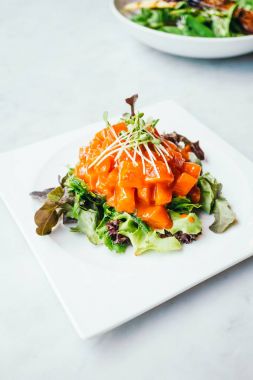 Ham ve taze Tuna tartare