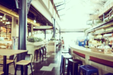 Soyut bulanıklık ve ufuk restoran ve kafe Cafe Inte